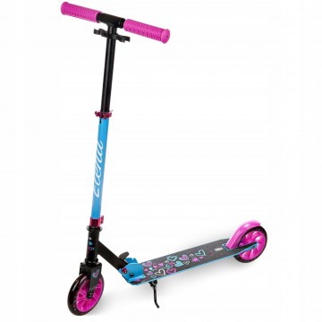 Foldable Scooter Elena Black 145mm with LED wheels