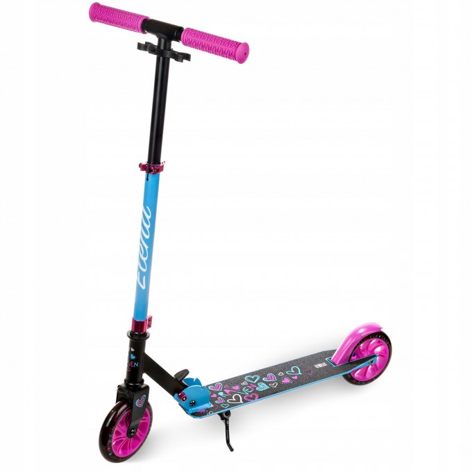Foldable Scooter Elena Black 145mm with LED wheels