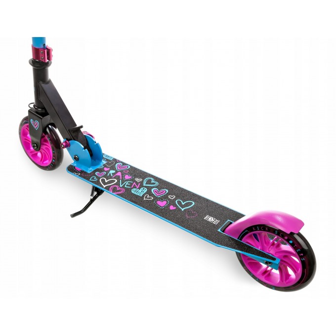 Foldable Scooter Elena Black 145mm with LED wheels