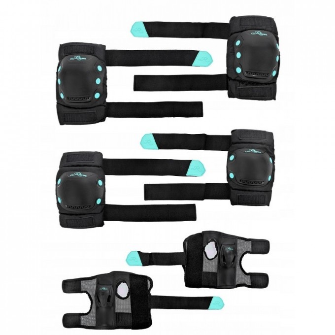 Kaitsmete komplekt Raven Dexard Black/Mint M