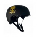 Шлем NKX Brain Saver Black/Gold Skull