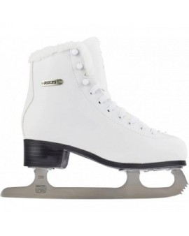 Roces Paradise Eco-Fur Figure Skates (White|38)