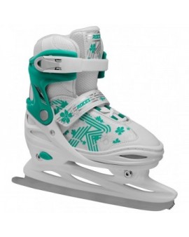 Roces Jokey 3.0 Girls Ice Skates (White/Turquoise|38-41)