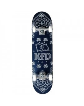 KFD Bandana Complete Skateboard (7.75"|Navy)