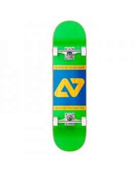 Hydroponic Block Complete Skateboard (8"|Green Fluor / Blue Royal)