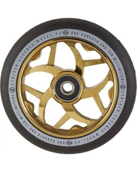 Striker Essence V3 Black Pro Scooter Wheel (110mm|Gold Chrome)