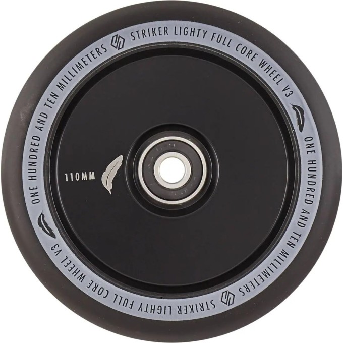 Striker Lighty Full Core V3 Black Pro Scooter Wheel (110mm|Black)