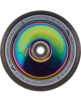 Striker Lighty Full Core V3 Black Pro Scooter Wheel (110mm|Rainbow)