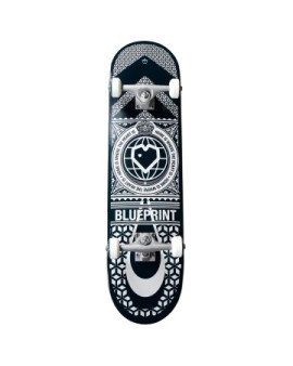 Blueprint Home Heart Complete Skateboard (8"|Navy/White)