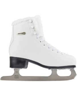 Roces Paradise Eco-Fur Figure Skates (White|36)