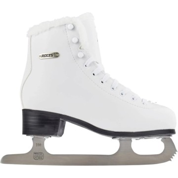 Roces Paradise Eco-Fur Figure Skates (White|37)