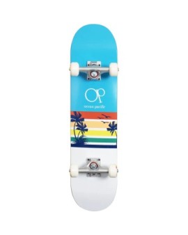 Ocean Pacific Sunset Complete Skateboard (7.25"|Blue)