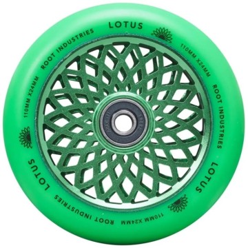 Root Lotus Pro Scooter Wheels 2-Pack (110mm|Radiant Green)