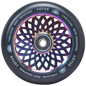 Root Lotus Pro Scooter Wheels 2-Pack (110mm|Rocket Fuel/Black)