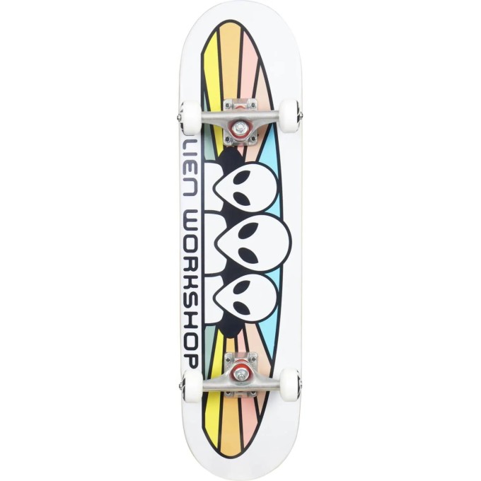 Alien Workshop Spectrum Complete Skateboard (7.75"|White/Red/Yellow)