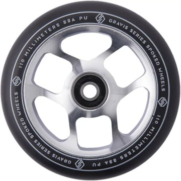 Striker Gravis Spoked Pro Scooter Wheel (110mm|Raw)