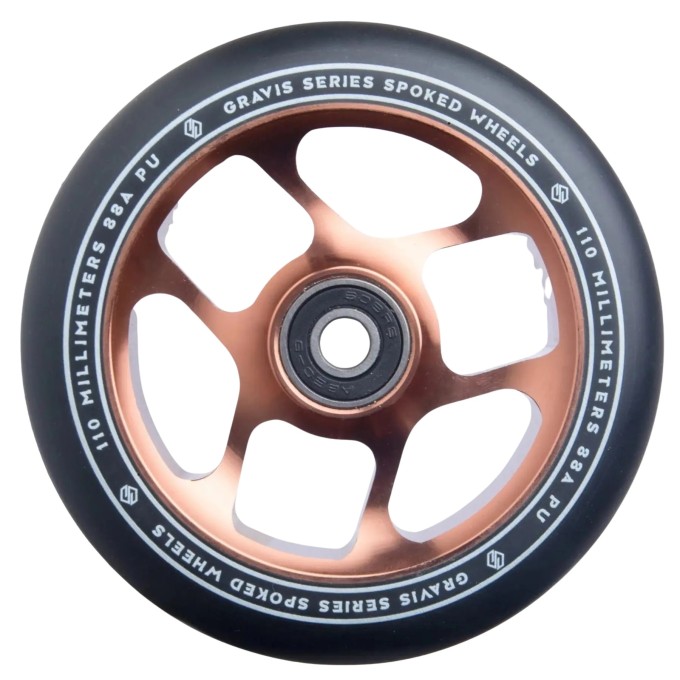 Striker Gravis Spoked Pro Scooter Wheel (110mm|Rose Gold)