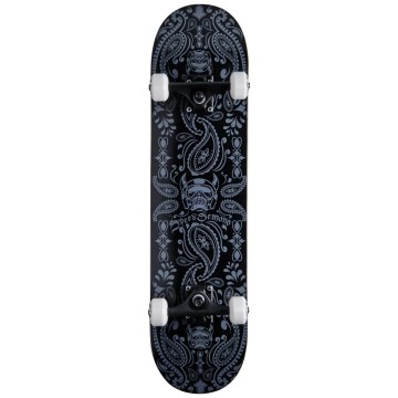 Speed Demons Bandana Complete Skateboard (8"|Black/Silver)