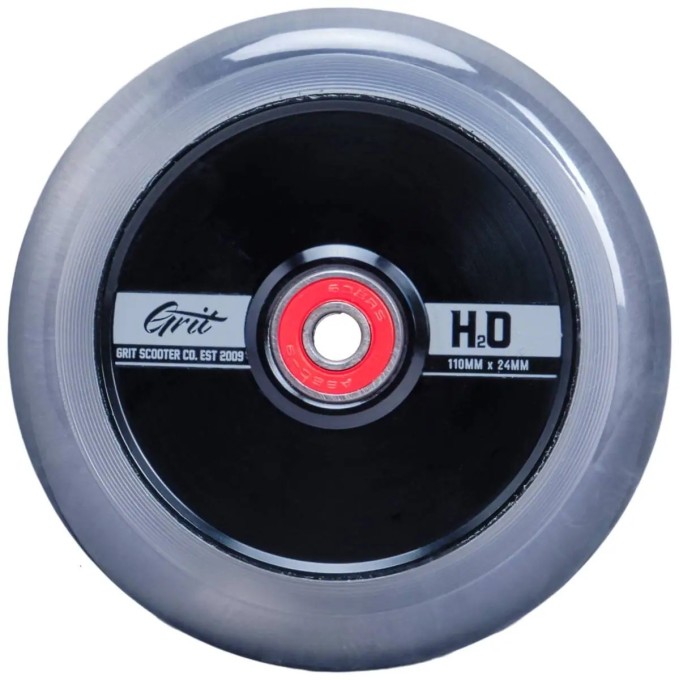 Grit H2O Pro Scooter Wheels 2-Pack (110mm|Clear/Black)