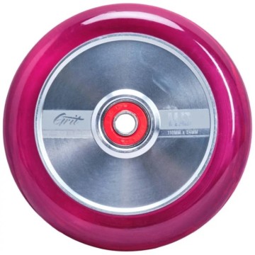 Grit H2O Pro Scooter Wheels 2-Pack (110mm|Trans Pink/Polished)