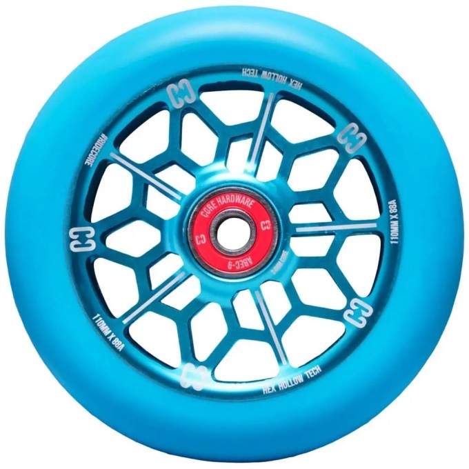 CORE Hex Hollow Pro Scooter Wheel (110mm|Blue)