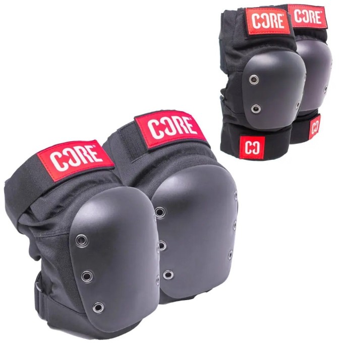 CORE Pro Street Knee And Elbow Skate Pads (L|Black)