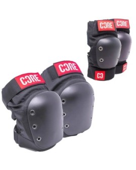 CORE Pro Street Knee And Elbow Skate Pads (S|Black)