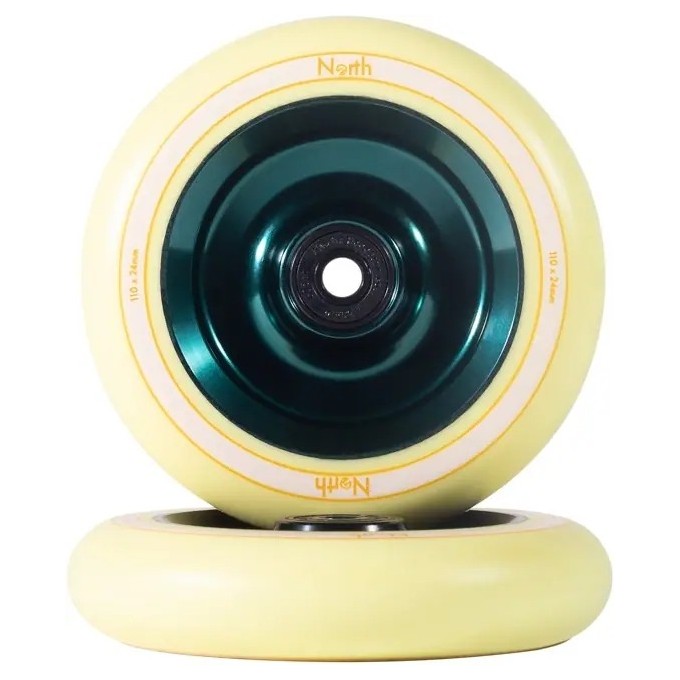 North Fullcore Pro Scooter Wheel (24mm|Midnight Teal)