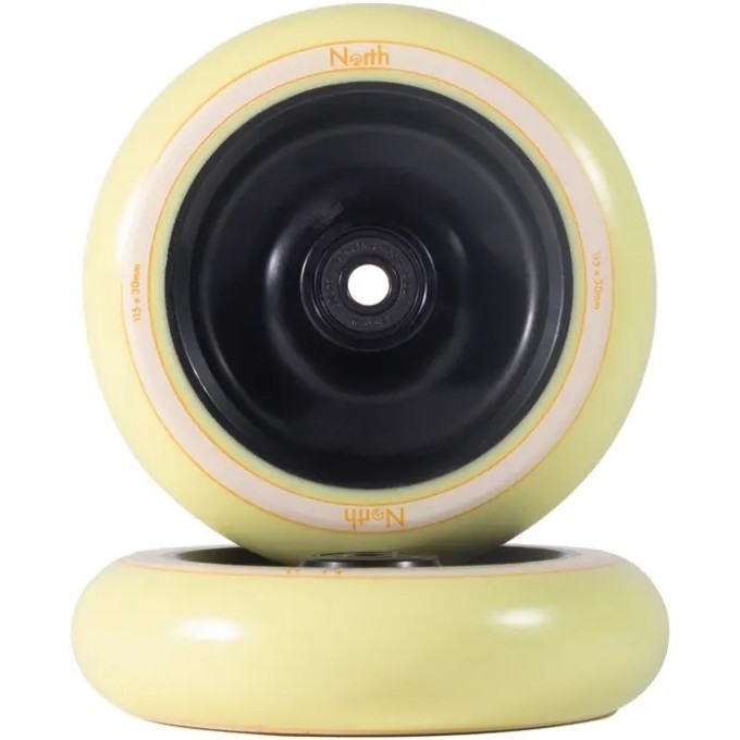 North Fullcore Pro Scooter Wheel (30mm|Matte Black/Cream)