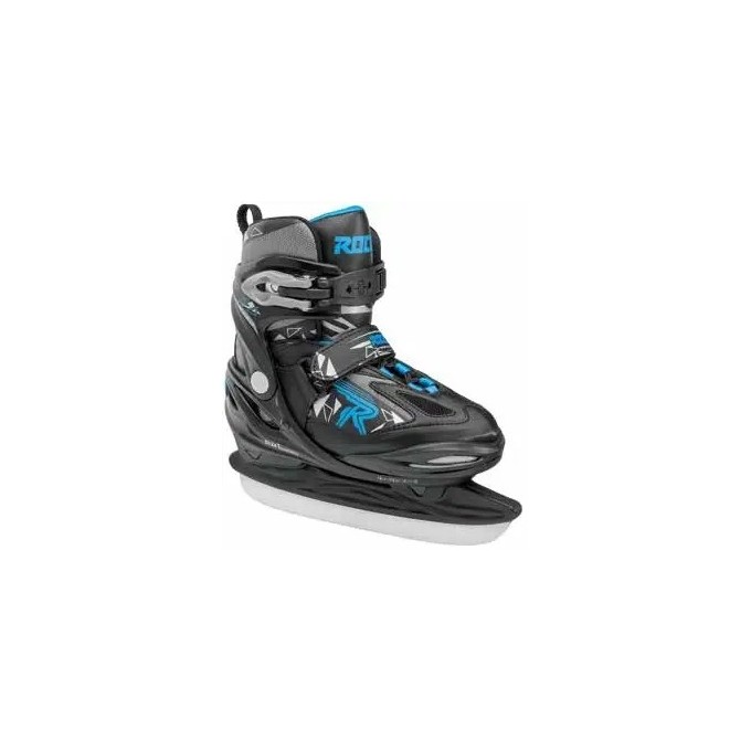 Roces Moody 3.0 Adjustable Kids Ice Skates (Black|36-40)