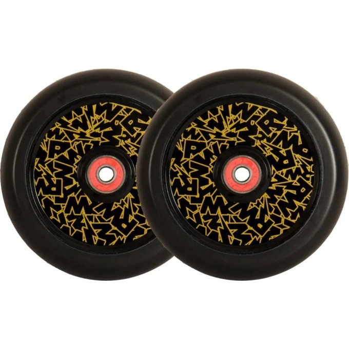 Nitro Circus RW Hollowcore Pro Scooter Wheels 2-Pack (120mm|Black)