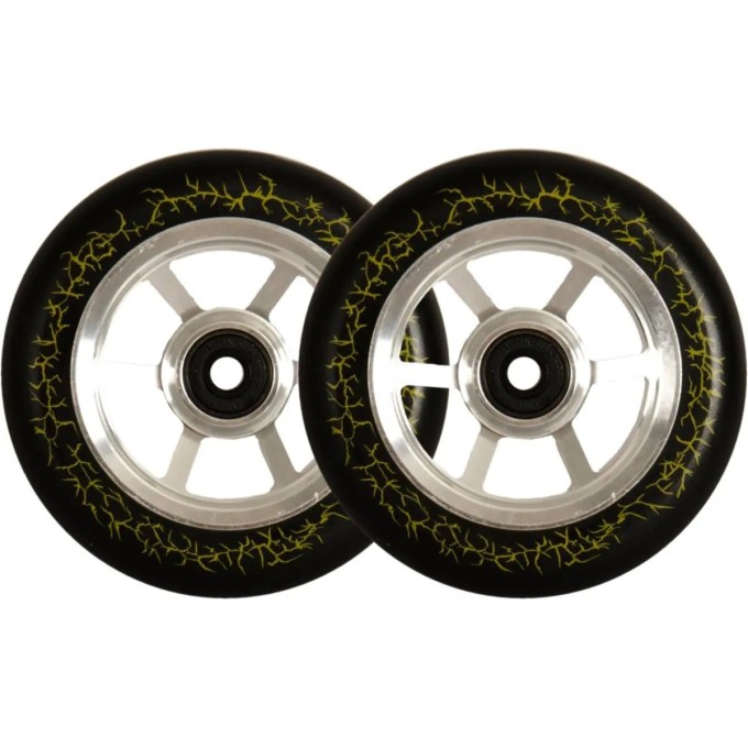 North Ryan Ruegg Signature Pro Scooter Wheel (24mm|Silver/Black)