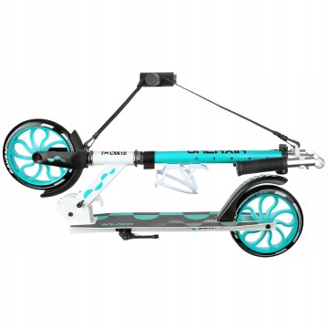 Raven Galaxia Blue/Pink 200mm-kokkupandav tõukeratas LED ratastega on laos!