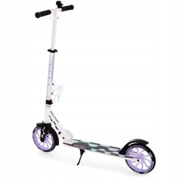 Foldable scooter Raven Galaxia Holo 200mm with bell, bottle holder and LED core