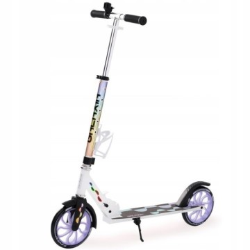 Складной самокат Raven Galaxia Holo 200mm LED колеса с держателем для бутылки+звонок