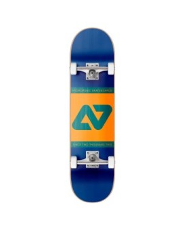 Hydroponic Block Complete Skateboard (7.875"|Navy / Orange)