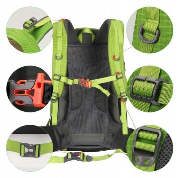 Matkaseljakott Aoking 50L Green eemaldatava raamiga