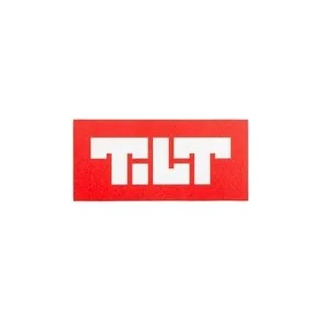 Tilt Block Scooter Sticker (Red)