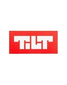 Tilt Block Scooter Sticker (Red)