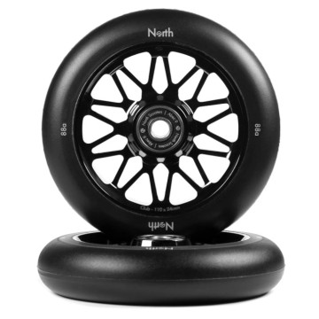 North Club G4 Pro Scooter Wheels 2-Pack (110mm|Matte Black)