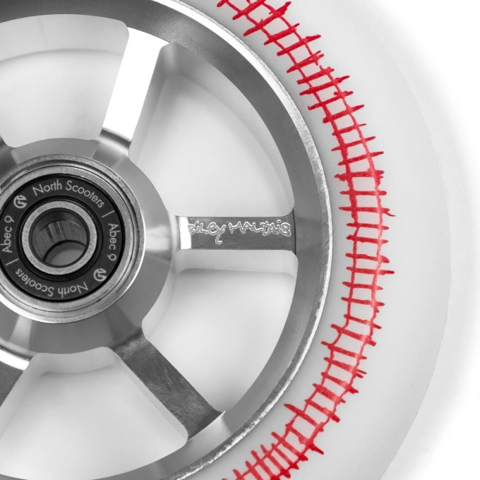 North Riley Maltais G4 Pro Scooter Wheels 2-Pack (110mm|White)