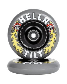 Tilt x Hella Rage Pro Scooter Wheels 2-Pack (110mm|Grey)