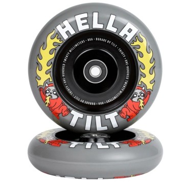 Tilt x Hella Summon Pro Scooter Wheels 2-Pack (120mm|Grey)