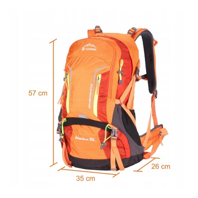 Походный рюкзак Aoking 50L Orange с вентилируемой рамой