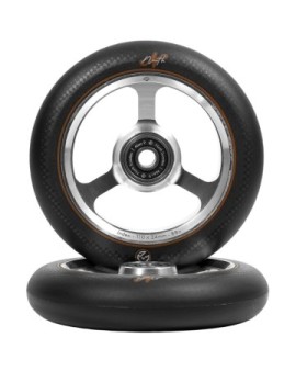 North Index G5 Pro Scooter Wheels 2-Pack (110mm|Silver/Black)