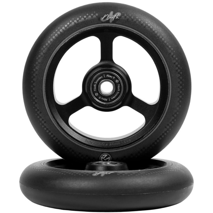 North Index G5 Pro Scooter Wheels 2-Pack (115mm|Black/Black)