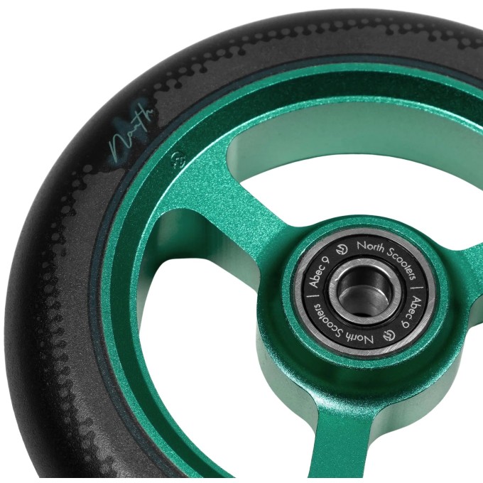 North Index G5 Pro Scooter Wheels 2-Pack (115mm|Emerald/Black)