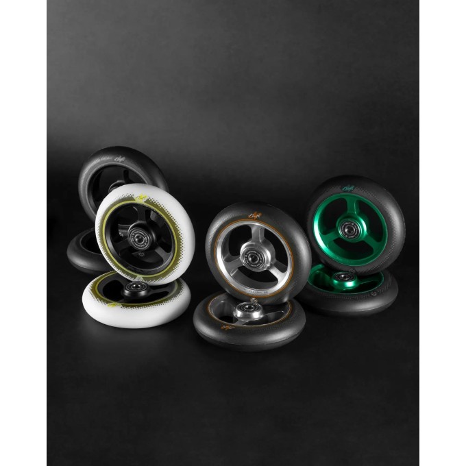 North Index G5 Pro Scooter Wheels 2-Pack (115mm|Emerald/Black)