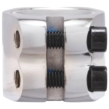 Panda Double V2 Pro Scooter Clamp (Chrome)