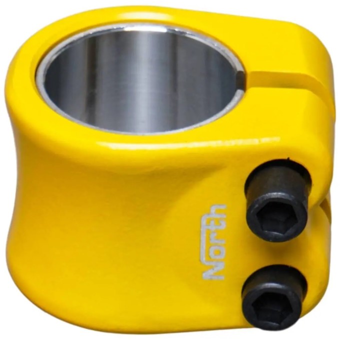 North Profile Double Pro Scooter Clamp (Yellow)